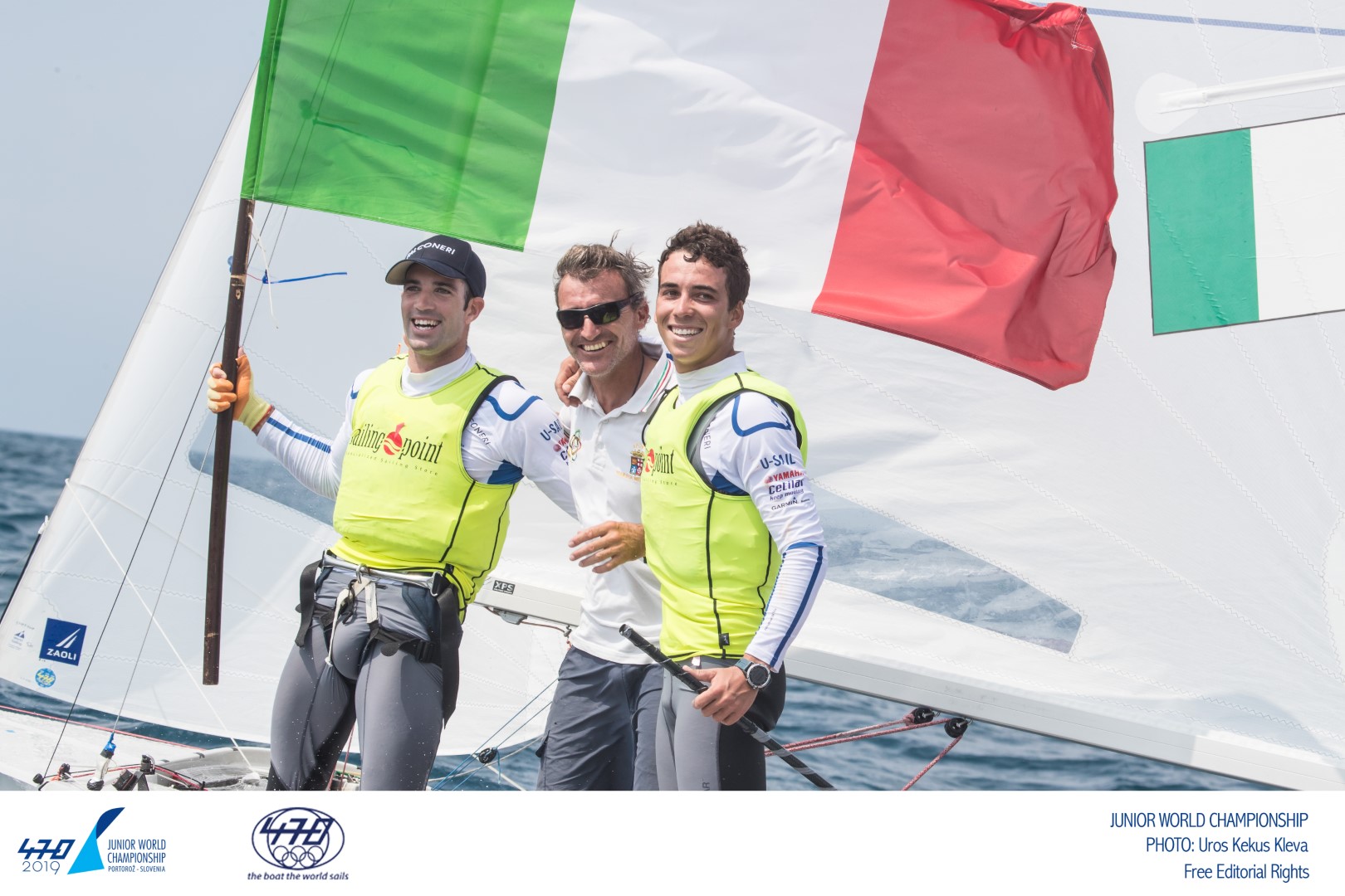 Giacomo FERRARI/Giulio CALABRO (ITA) - Winners 2019 Junior Worlds 470 Men/Mixed